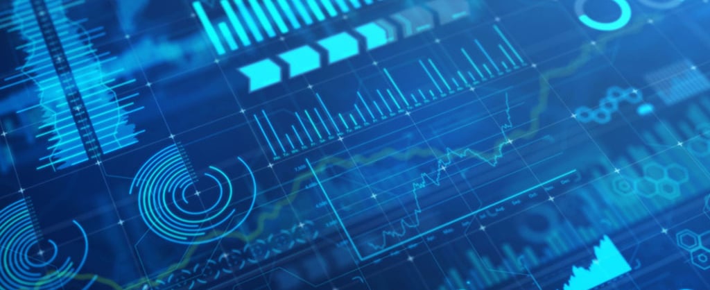Image of digital report chart graphics