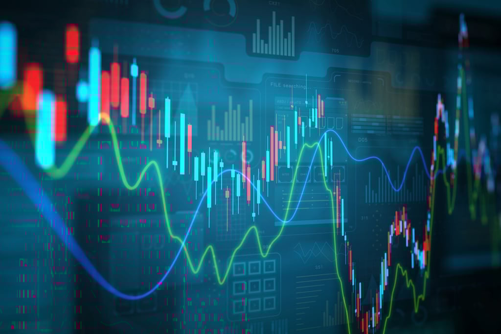 Image of a business line chart